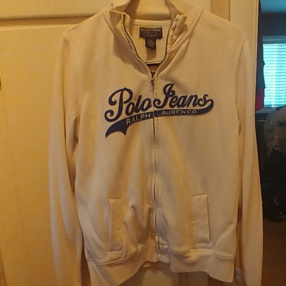 Ladies Ralph Lauren Polo Jeans Zip up Sweatshirt